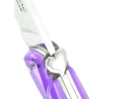 Laguiole 11 Cm - Purple Acrylic Handle - Heart -Sabatier 6d1696bee7835dd96f75f90fc20b01bf 64104 6 9567