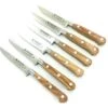 Sabatier Set With 6 Boning Knives 4 In - Olive Wood Handle