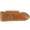 Leather Sheath Laguiole Tradition 13 Cm Cognac Maya