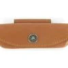 Leather Sheath Provencal 10 - 11 Cm Cognac Maya
