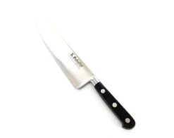 Sabatier Cooking Knife 10 In - Pointed SERRATED Blade- Carbon Steel