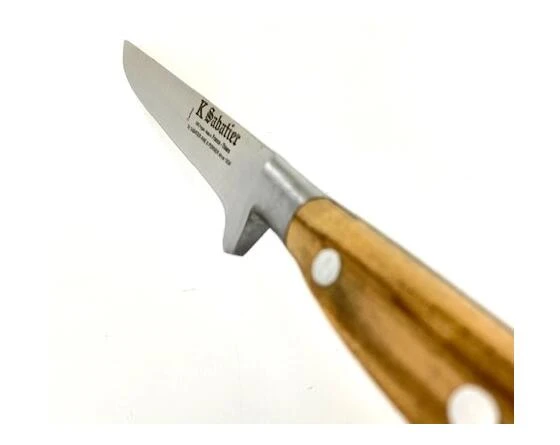 Sabatier Boning Knife 5 In - Carbon Steel - Olive Wood Handle 2 Sabatier Boning Knife 5 In - Carbon Steel - Olive Wood Handle - Image 2