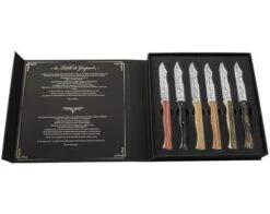 Douk Douk - Table Knives - 6 Different Woods -Sabatier 6d1696bee7835dd96f75f90fc20b01bf douk douk 6 tables 2 11504