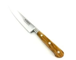 Sabatier Filet Knife 6 In - Carbon Steel - Olive Wood Handle
