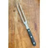 Sabatier Bayonet Fork - Unforged - Black Handle - 3 Rivets Ref 450