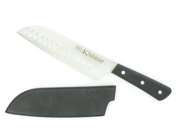 Sabatier Oriental Cooking Knife 7 In With Air Pockets - 200 - G10 Handle 1 Sabatier Oriental Cooking Knife 7 In With Air Pockets - 200 - G10 Handle