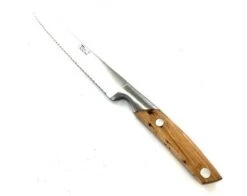 Bread Knife 9 In - Le Thiers Par Goyon - Junier Wood Handle