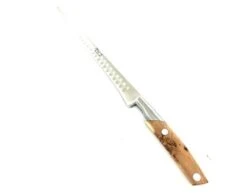 Salmon Knife 12 In With Air Pockets - Junier Wood Handle