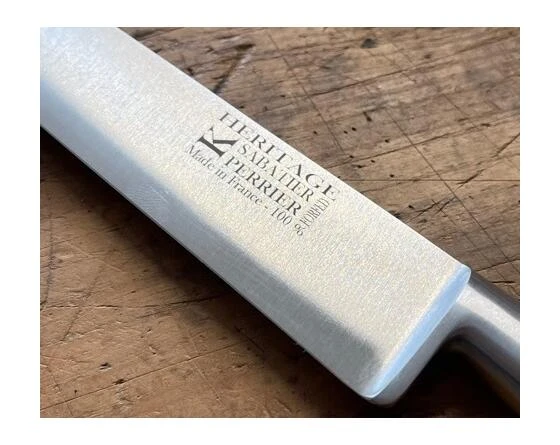 Sabatier Cooking Knife 9 In - Black Wood - Stainless Rivets 2 Sabatier Cooking Knife 9 In - Black Wood - Stainless Rivets - Image 2