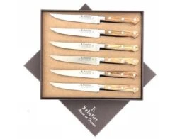 Sabatier 5'' Steak Knives Set - Olive Wood Handle