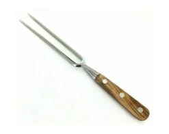 Sabatier Bayonet Fork 6 2/3 In - Olive Wood Handle